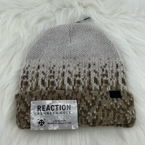 Reaction Kenneth Cole Men's Beanie - Tan/Cream - One Size - New with tags